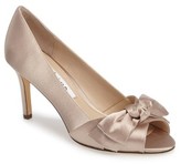Thumbnail for your product : Nina Women's Forbet Peep Toe Bow Pump