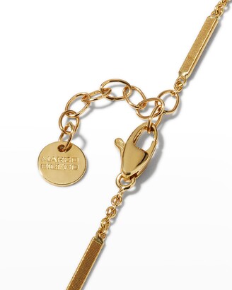 Marco Bicego Goa 18K Hand-Engraved Gold Diamond Bar Bracelet