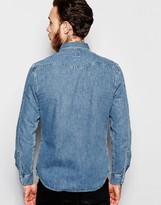 Thumbnail for your product : Lee Denim Shirt Western Slim Fit Light Stone