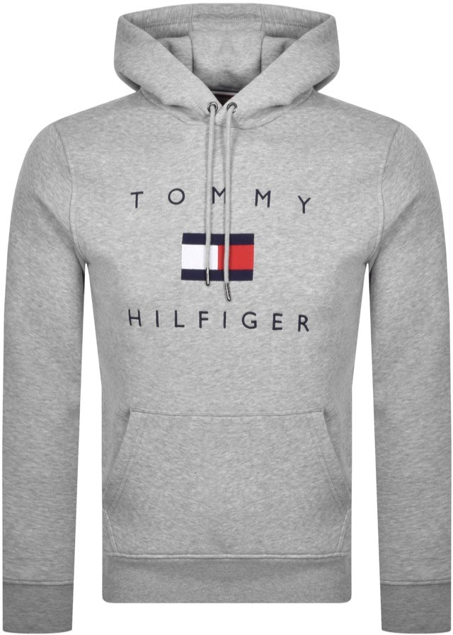 hilfiger grey hoodie