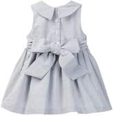 Thumbnail for your product : Laura Ashley Striped Embroidered Dress (Baby Girls 0-9M)