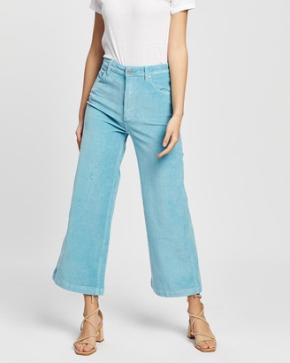 wrangler hi bells cropped jade