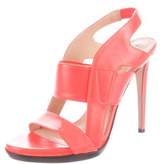 Thumbnail for your product : Reed Krakoff Leather Slingback Sandals