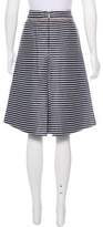 Thumbnail for your product : Tory Burch Woven Pleated Skirt