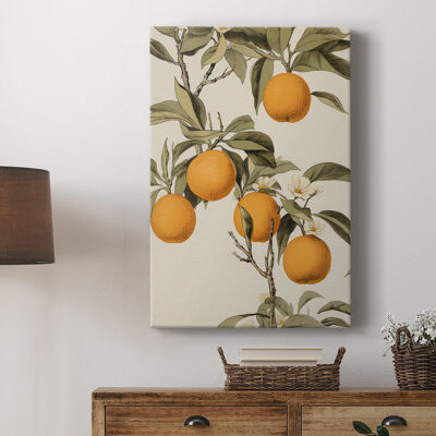 Lark Manor Vintage Floral Print XXVI -Gallery Wrapped Cavas