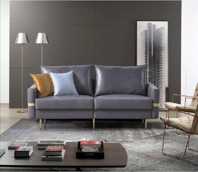 72" Loveseat Sofa Couch, Mid Century Modern Love Seats Furniture With 2