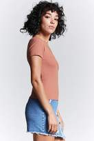 Thumbnail for your product : Forever 21 Ribbed Faux-Wrap Top