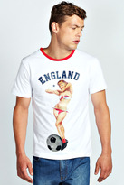 Thumbnail for your product : boohoo Pin Up Girl England T Shirt