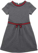 Thumbnail for your product : Gucci Cotton Sweatshirt Dress W/ Web Details