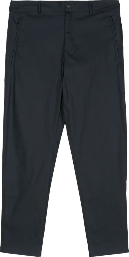 PT Torino Gabardine-Weave Tapered Trousers