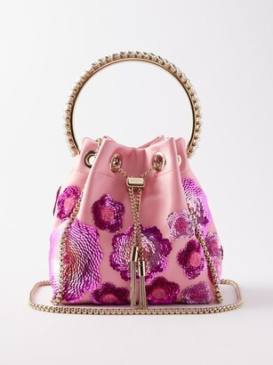 ◆正規品・新品◆Jimmy Choo Bon Bon Satin Bag Bon Bon|Yellow Satin Crystal Bag| JIMMY CHOO