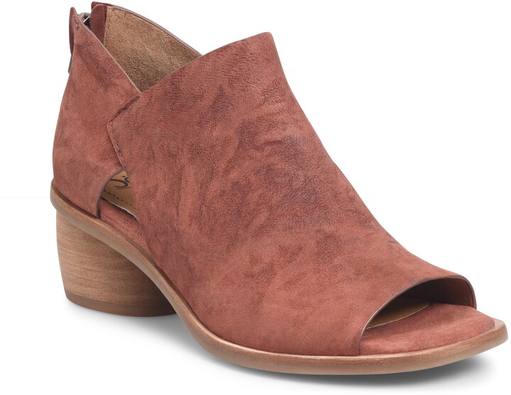 carlita peep toe bootie