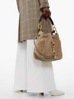 Thumbnail for your product : See by Chloe Tony Medium Suede Bucket Bag - Womens - Grey