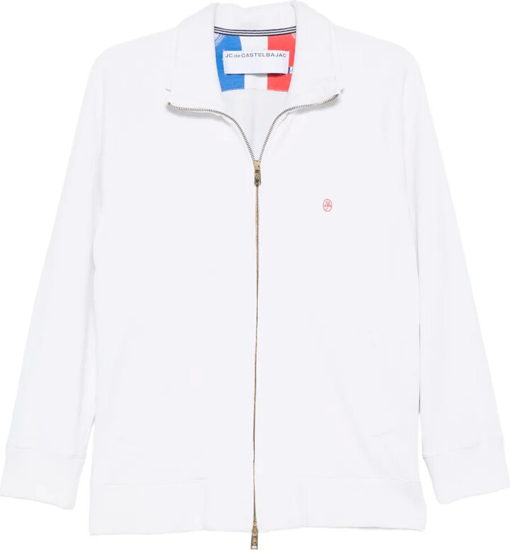 JC de Castelbajac Pre-Owned 2000s Pirate-Print Zip-Up Sweatshirt