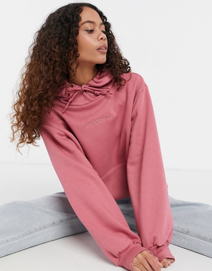adidas 'Cozy Comfort' oversized hoodie in pink - ShopStyle