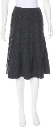 Michael Kors Merino Wool & Cashmere Cable Knit Skirt w/ Tags