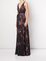 Thumbnail for your product : Marchesa Notte Bridal floral-print V-neck sleeveless gown