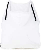 Thumbnail for your product : MM6 MAISON MARGIELA drawstring hooded backpack