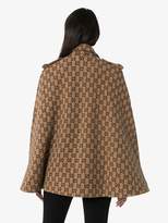 Thumbnail for your product : Gucci GG logo wool cape