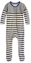 Thumbnail for your product : J.Crew Baby footsie coverall in multistripe