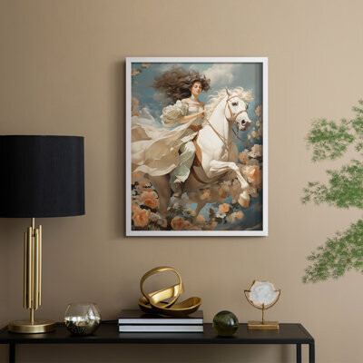 Red Barrel Studio WOMEN Series CMLII -Premium Framed Print -Ready to Hang - No Nails Required