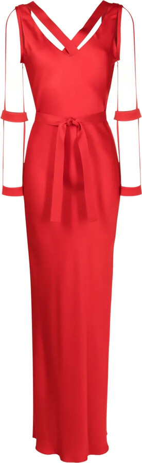 Gloria Coelho Optical-Illusion maxi dress