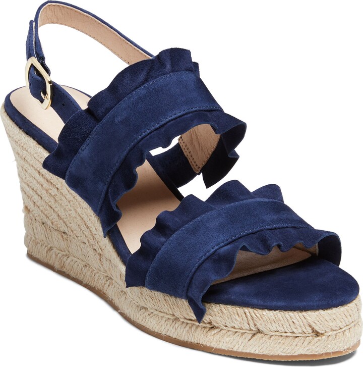 Ruffle Wedge Sandals | Shop The Largest Collection | ShopStyle