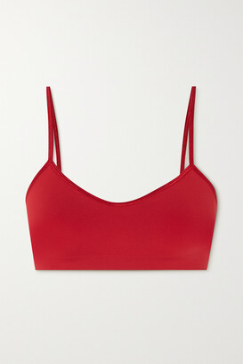 Hanro Touch Feeling Stretch-jersey Soft-cup Bra - Red