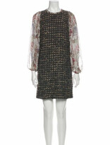 Thumbnail for your product : Dolce & Gabbana Printed Mini Dress Grey