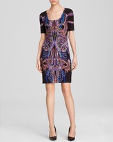 Thumbnail for your product : Grayse Tassle Print Scoop Neck Dress