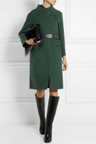 Thumbnail for your product : Nina Ricci Belted brushed-gabardine coat