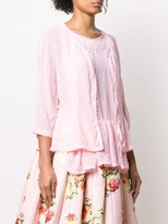 Thumbnail for your product : Comme des Garcons Crinkled Effect Frayed Edge Blouse
