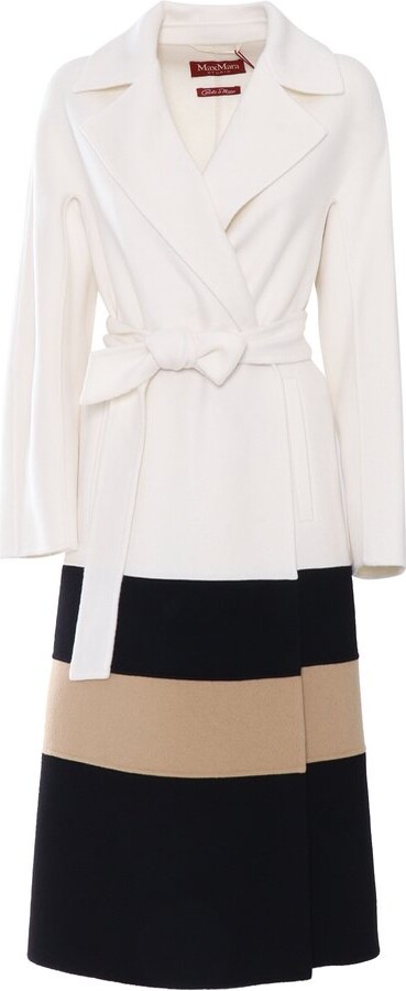 Studio Max Mara Arena Belted Panelled Coat