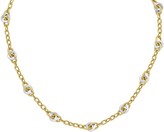 Thumbnail for your product : 14K Gold Two-Tone Knot Link Necklace, 9.8g