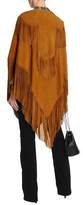Thumbnail for your product : Roberto Cavalli Fringe-trimmed Suede Cape