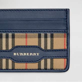 Burberry 1983 Check and Leather Card Case