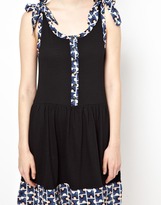 Thumbnail for your product : Orla Kiely Sundress with Blue Silk Detail