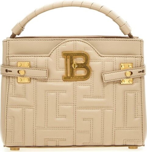 Balmain B-Buzz 22 Top Handle Bag - ShopStyle
