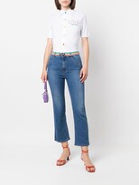 Thumbnail for your product : Love Moschino Cropped Bootcut Jeans