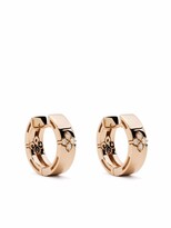 Thumbnail for your product : Roberto Coin 18kt rose gold Love in Verona diamond hoop earrings