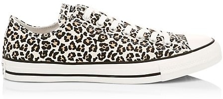 Converse Chuck Taylor All Star Leopard-Print Canvas Low-Top Sneakers -  ShopStyle
