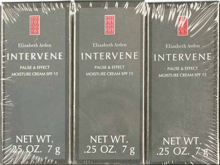 Intervene Pause & Effect Moisture Cream SPF 15 0.25 OZ Set of 3