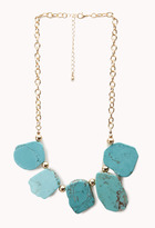 Thumbnail for your product : Forever 21 Free Spirit Natural Stone Necklace