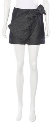 No.21 Bow-Accented Mini Skirt w/ Tags