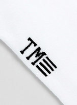 Thumbnail for your product : Topman White and Black Stripe Tube Sport Socks