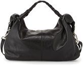 Thumbnail for your product : Neiman Marcus Leather Slouchy Satchel Bag, Black