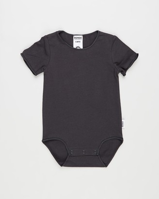 Bonds Baby - Black Bodysuits - Organic Short Sleeve Bodysuit 2-Pack - Babies - Size 00000 at The Iconic