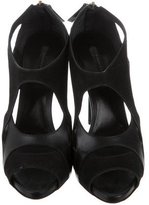 Thumbnail for your product : Diego Dolcini Suede Cage Sandals