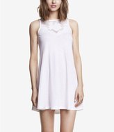 Thumbnail for your product : Express Embroidered Mesh Inset Trapeze Dress