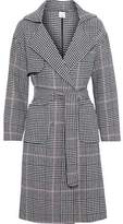 Thumbnail for your product : Iris & Ink Lynnae Double-breasted Prince Of Wales Checked Wool-blend Trench Coat